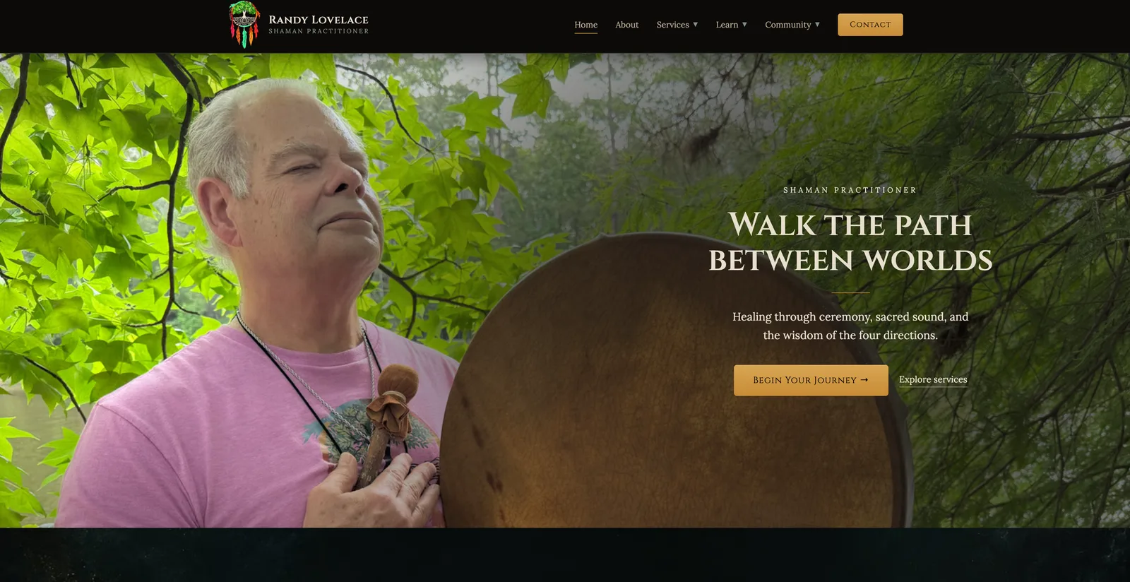 Randy's Journey website