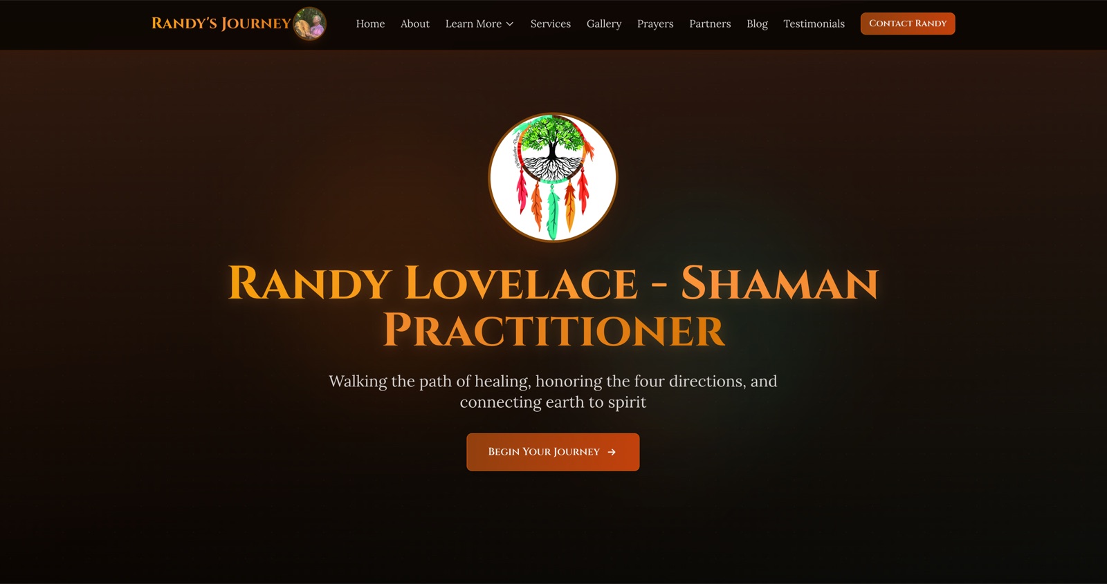 Randy's Journey website